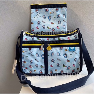 กระเป๋าสะพายลายโดราเอม่อน Lesportsac Doraemon แบบที่ 1