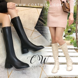 💖ใส่สบาย💖EMILY LONG BOOTS บูทยาว มีส้น เดินง่าย