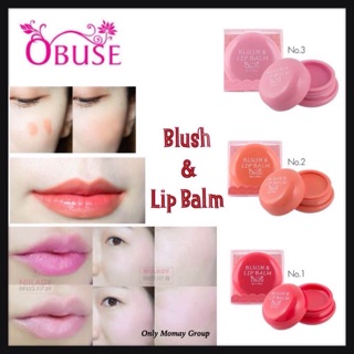 Obuse Blush and Lip Balm