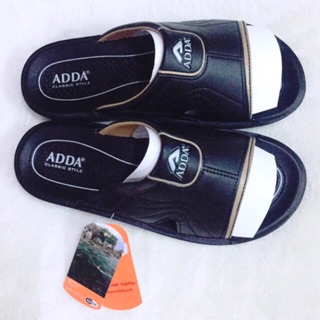 รองเท้าแอดด้า ADDA หนัง สีดำล้วน ทนทาน แท้100% รุ่น71M05-M1