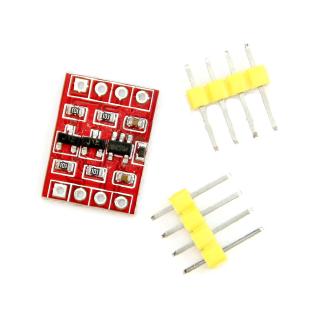 DIYMORE diy 2 ชิ้น 2 ch i 2 c ic logic level แผ่นบอร์ดโมดูลแปลงเชื่อมต่อ bi - directional 5 v - 3 v สําหรับ for arduino