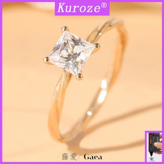 ภาพหน้าปกสินค้า( Gra ) Moissanite แหวนทอง 18 K สําหรับผู้หญิง ที่เกี่ยวข้อง