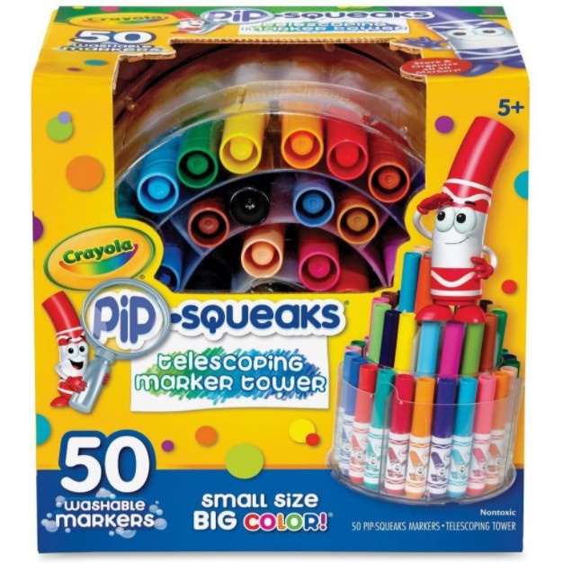 crayola-pip-squeaks-telescoping-marker-tower-assorted-colors-set-of-50