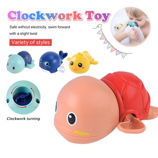 ของเล่นอาบน้ำ ของเล่นเด็ก เต่าไขลานว่ายน้ำ Bath Toys ของเล่นอ่างอาบน้ำเด็ก ปลาโลมา/เต่า/เป็ด ของเล่นไขลานว่ายน้ำ ของเล่น