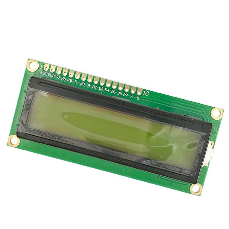 1602 yellow screen Character LCD Display Module Black code 1602-5V