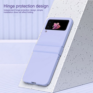 เคสโทรศัพท์มือถือ PC แบบแข็ง กันกระแทก สีมาการอง สําหรับ Samsung Z Flip3 5G Z Flip 3 ZFlip 3