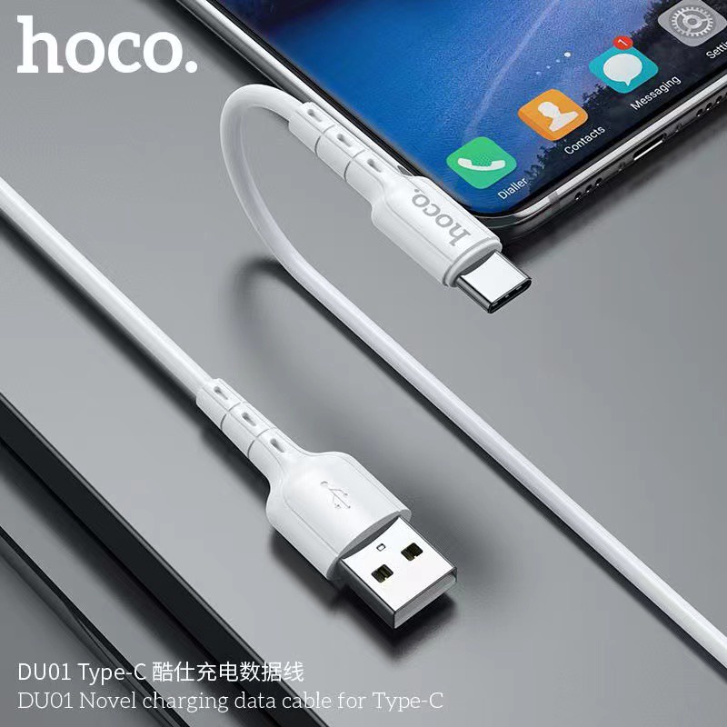 hoco-du01-ถูกที่สุf-สายชาร์จไว-2-4a-3-0a-1m-ใช้สำหรับ-iphone-type-c-micro-รับประกันของแท้-100-พร้อมส่ง-230866t