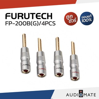 FURUTECH FP-200B (G) / หัวบานาน่า / Furutech FP-200B Gold Banana Connectors 4 PCS/ รับประกันคุณภาพ Clef Audio /AUDIOMATE