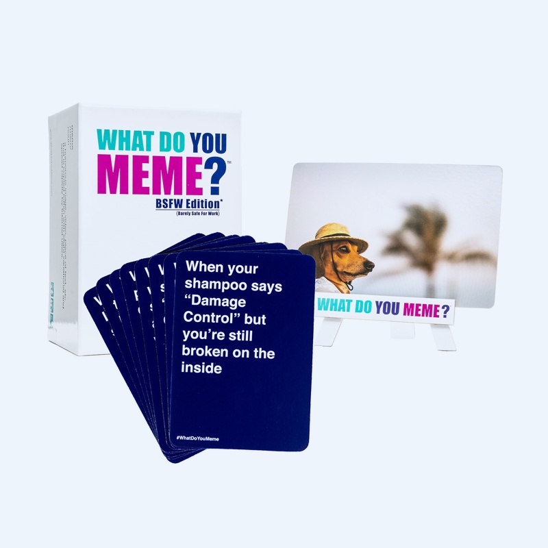 ภาพหน้าปกสินค้าWhat do you meme Board Game (ภาษาอังกฤษ) - บอร์ดเกม จากร้าน ugfodvpseu บน Shopee