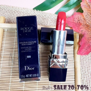 ภาพหน้าปกสินค้าของแท้ 100%_Tester_Dior Rouge Couture Color Lipstick สี#720/ สี#999 ขนาด 1.5g ที่เกี่ยวข้อง