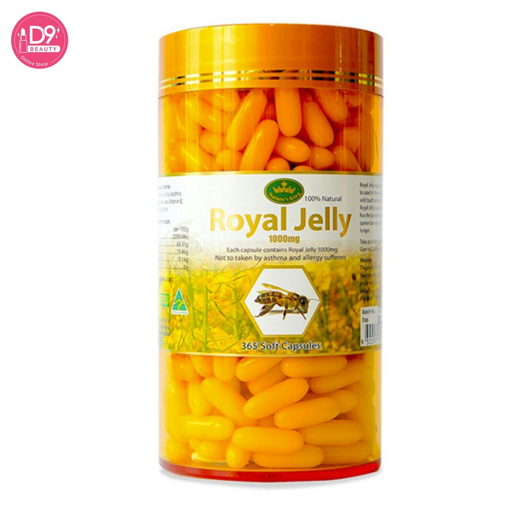 นมผึ้ง-365เม็ด-ของใหม่ของแท้-natures-king-royal-jelly-1000mg
