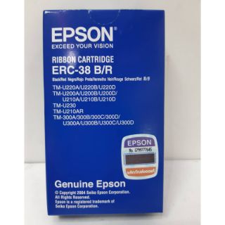 หมึก EPSON ERC-38 B/R ดำ/แดง  ของแท้