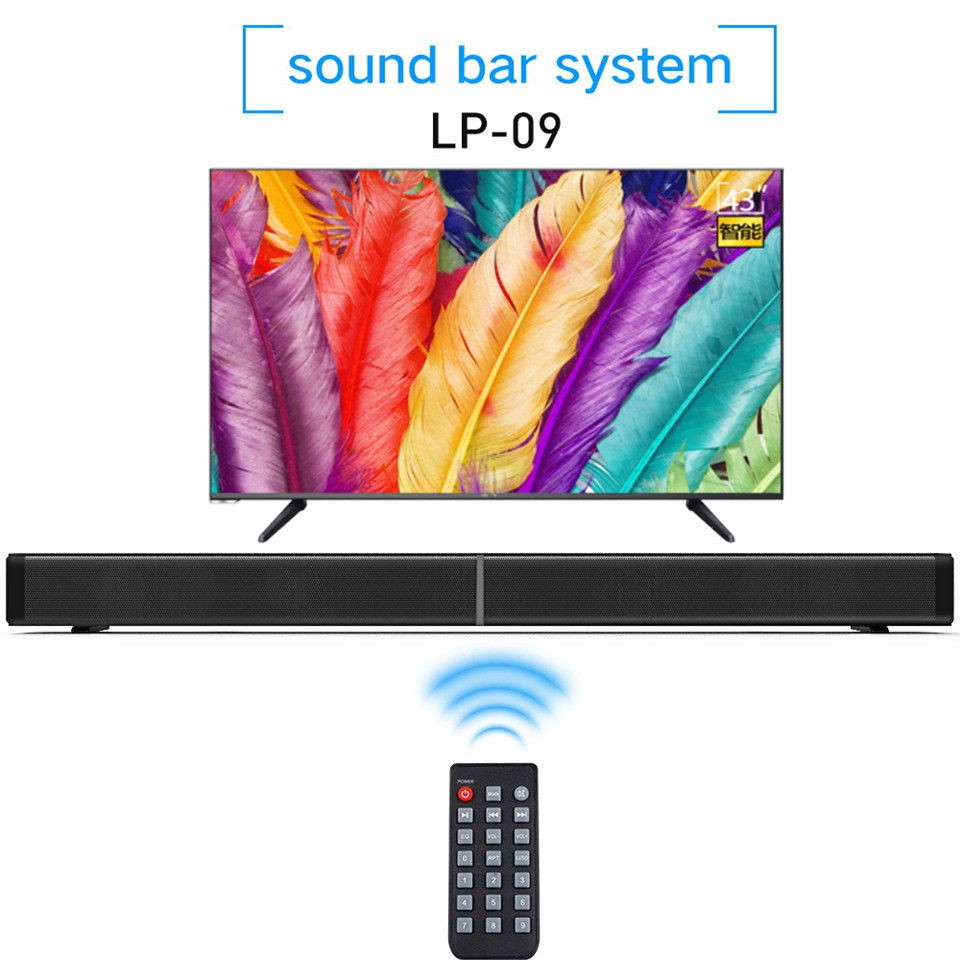 ลำโพง-bluetooth-บลูทูธ-sound-bar-รุ่น-lp-09-ต่อ-tv-มือถือ-ดูหนัง-surround-hifi-พร้อมรีโมท