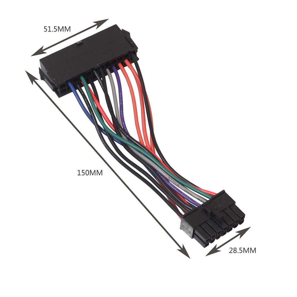 Cavo Adattatore 24 Pin A 14 Pin Per Lenovo M92p, M93P, TS140 – 15 Cm