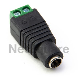 ภาพหน้าปกสินค้าFemale DC Power Plug Jack 2.1*5.5mm Adapter Connector CCTV 12v ที่เกี่ยวข้อง