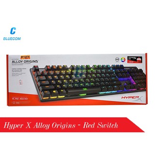 ภาพหน้าปกสินค้าคีย์บอร์ดเกมมิ่ง HyperX Alloy Origins Mechanical Gaming Keyboard พร้อมส่ง ที่เกี่ยวข้อง