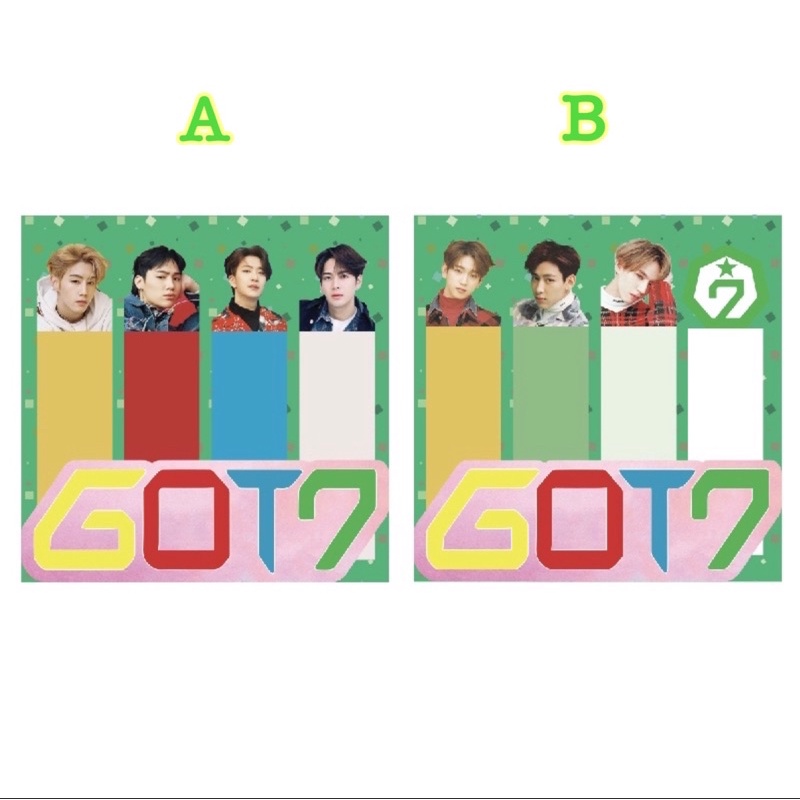 post-it-โพสท์อิท-got7-มี2ลายให้เลือกค่ะ-ราคาปกติ-99-ลดเหลือ10เท่านั้นค่ะ