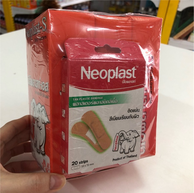 ภาพหน้าปกสินค้าNeoplast-S พลาสเตอร์ยา พลาสเตอร์ผ้า 1 กล่อง (100ชิ้น) จากร้าน supaposot บน Shopee