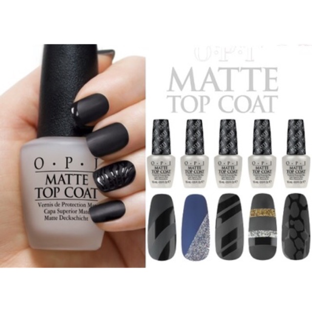 Opi matt top coat สีทาเล็บด้าน Shopee Thailand