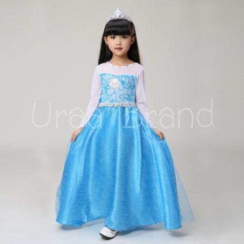 ภาพหน้าปกสินค้าPromotion ( ส่งฟรี/พร้อมส่ง ) ชุดเจ้าหญิง ชุดเด็ก Princess Dress รุ่น Cystal Princess Dress