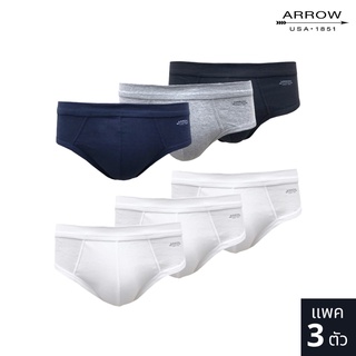 ภาพหน้าปกสินค้าARROW COTTON RIB (PACK 3ตัว) แอร์โรว์ กางเกงในคอตต้อนริบ กางเกงชั้นในของสุภาพบุรุษ มี 2 Set สีให้เลือก MXWH93C ที่เกี่ยวข้อง