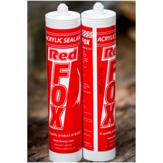 RED FOX กาวอะคริลิค สีขาว Acrylic Sealant