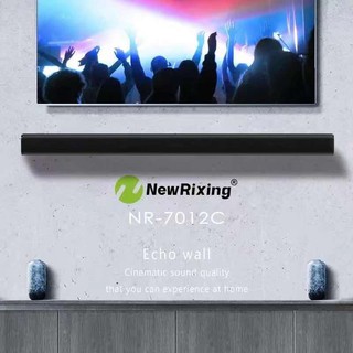 NewRixing NR-7012C TV Soundbar ลำโพง ซาวด์บาร์ Bluetooth 5.0 เสียงดี กระหึ่ม （แท้100%）