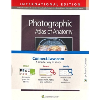 Chulabook(ศูนย์หนังสือจุฬาฯ) |C321หนังสือ9781975151560PHOTOGRAPHIC ATLAS OF ANATOMY (IE)