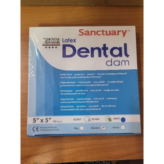 Dental Dam 5×5 52sheets✅✅✅