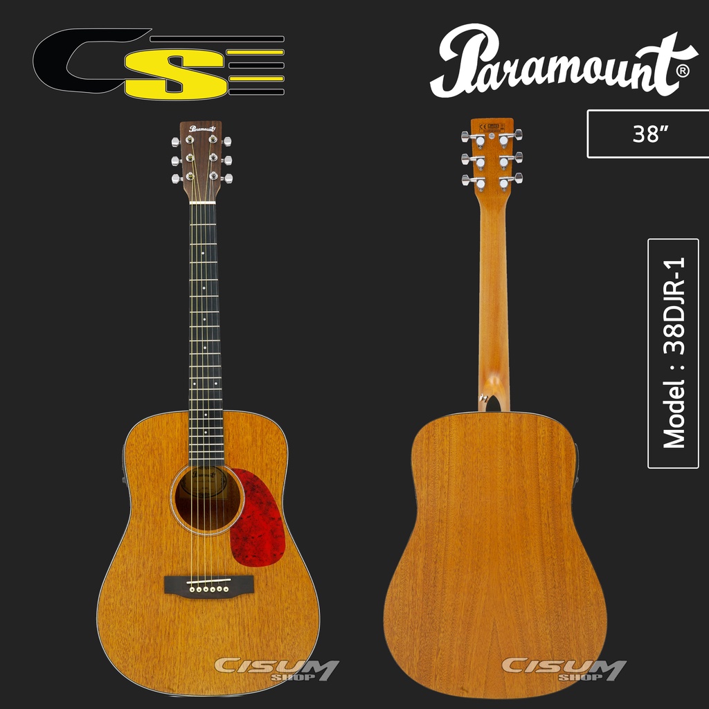 paramount-38djr-1-กีตาร์โปร่งไฟฟ้า-38-ทรง-martin