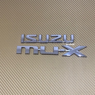 โลโก้ ISUZU + MU-X ติดท้าย ISUZU ราคาต่อชุด 2 ชิ้น