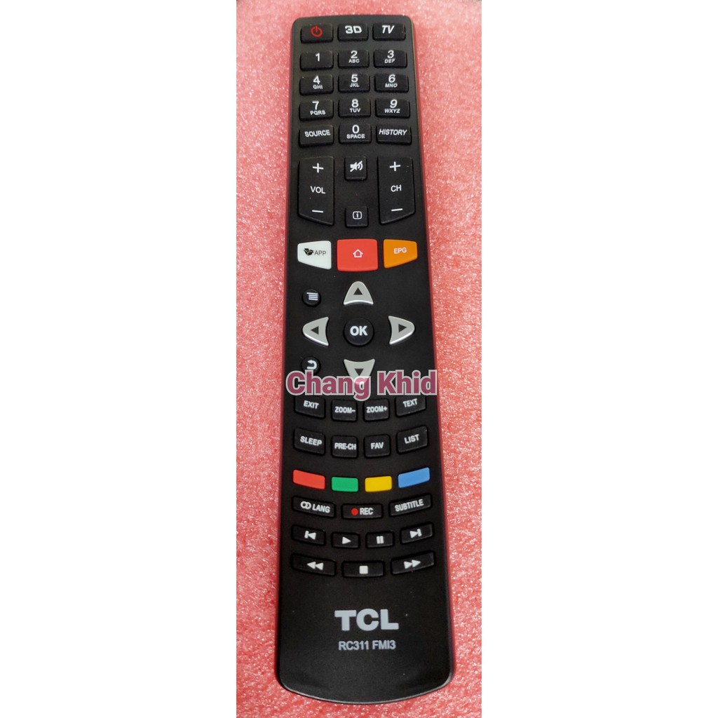 รีโมทTV LED ยี่ห้อ TCL รุ่น RC311 FMI3 ของแท้ | Shopee Thailand