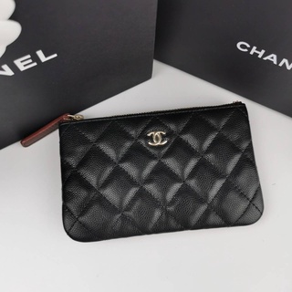 ของใหม่ Chanel ocase 6” ชิป black cavier ทอง