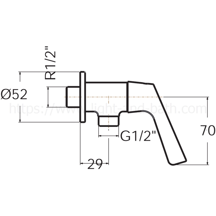 01-06-american-standard-ffast604-7t1500bt0-ก๊อกน้ำเย็นยืนอาบ-แบบติดผนัง-รุ่น-winston-ffast604