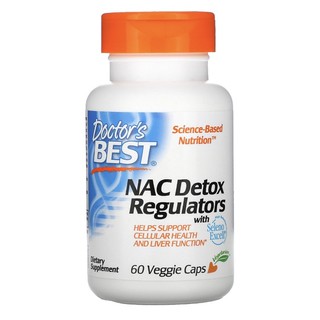 Doctors Best NAC Detox Regulators 60 Veggie Cap