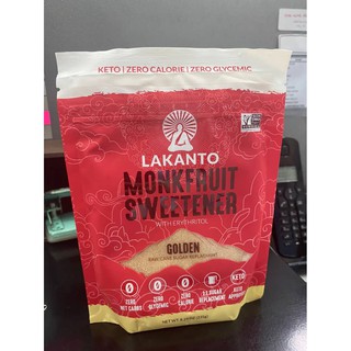 lakanto monk fruit sweetner 454g.(Golden/