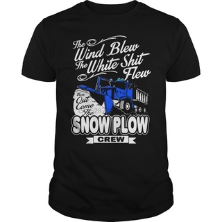 เสื้อยืดผู้ชาย มาใหม่ เสื้อยืดลําลอง แขนสั้น คอกลม พิมพ์ลายกราฟฟิค Snow Plow Crew Biker1 ทรงหลวม สไตล์เรียบง่าย สําหรับอ