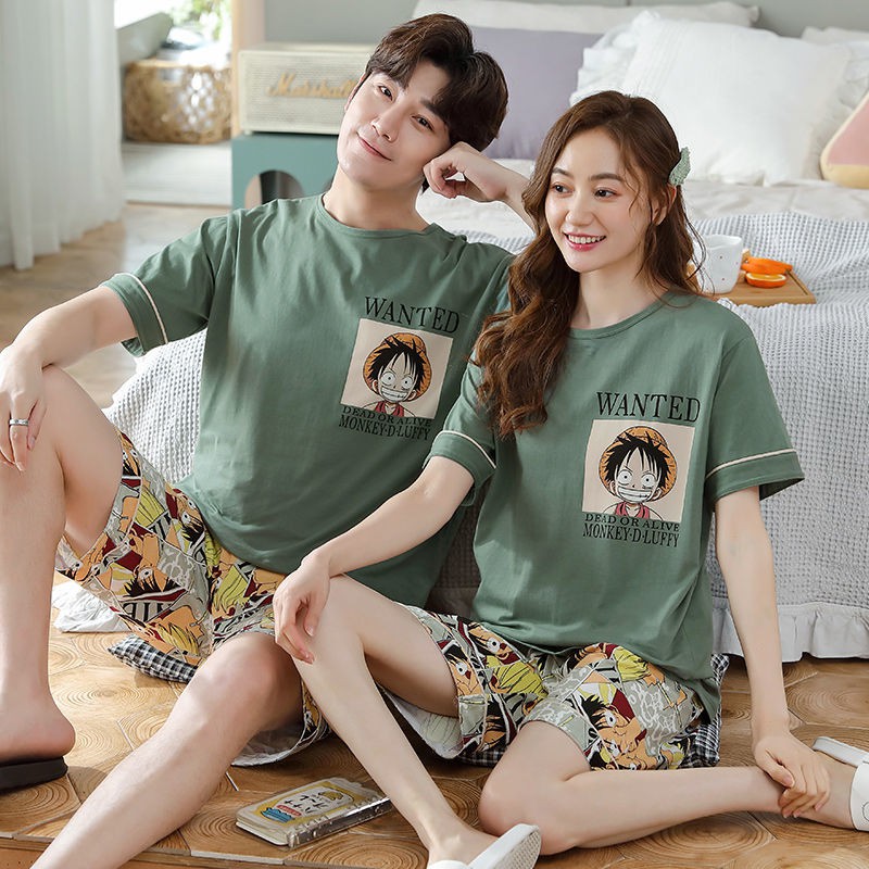 ชุดนอน-ชุดนอนผ้าคอตตอน-ชุดนอนน่ารัก-ชุดนอนคู่-ชุดนอนผู้หญิง-ชุดนอนการ์ตูน-ชุดนอนสไตล์เกาหลี
