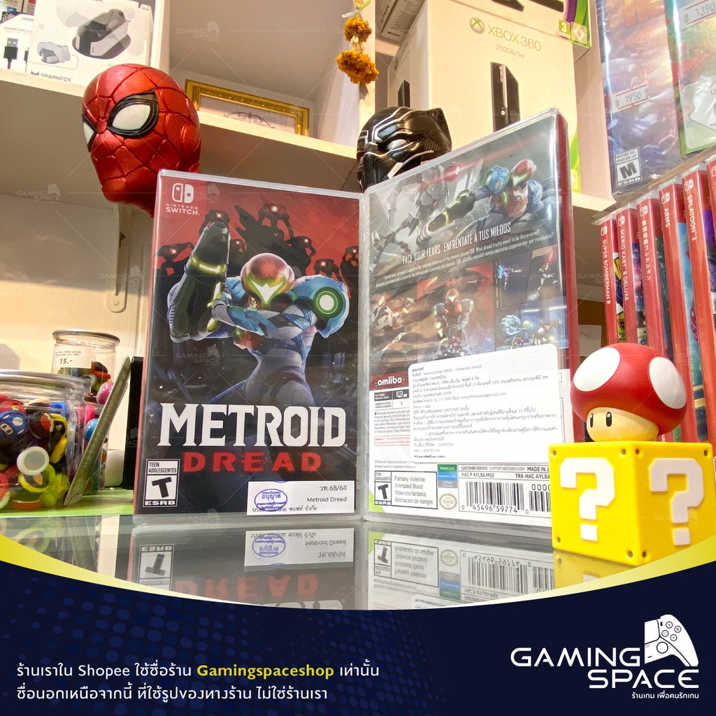 ภาพหน้าปกสินค้าNintendo Switch : Metroid Dread (us/sia) จากร้าน gamingspaceshop บน Shopee