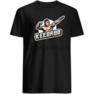 T-shirt  ส่งเร็ว Keebabb Merch เสื้อยืดลําลอง ผ้าฝ้าย แฟชั่นสําหรับผู้ชายS-5XL