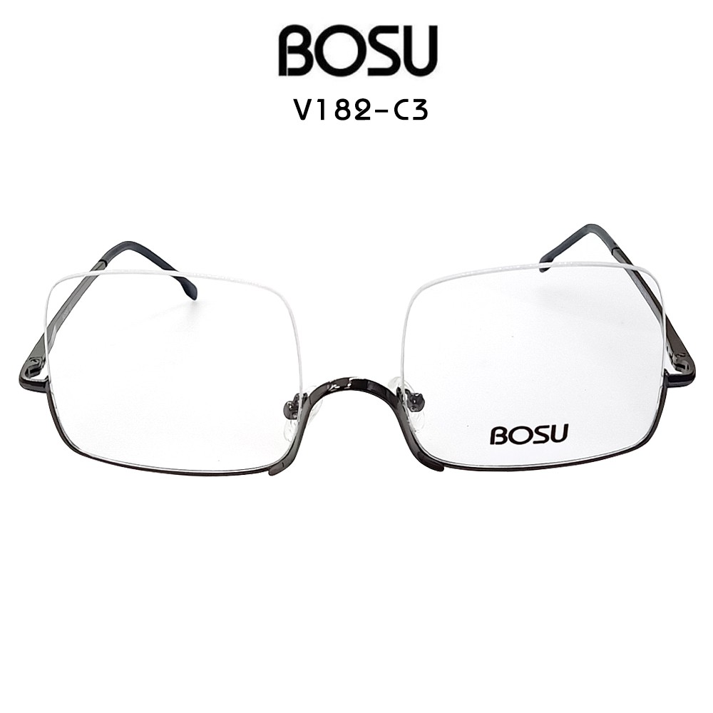 แว่นแทงสนุ๊ก BOSU รุ่น V182-C3 สีเทาเข้ม ทรงสวย แข็งแรง น้ำหนักเบา ใส่ ...