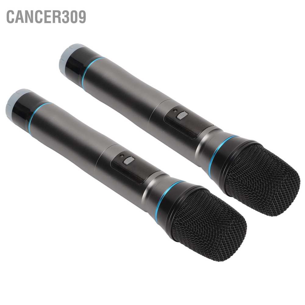 cancer309-uhf-ไมโครโฟนไร้สาย-แบบมือถือคู่-พร้อมตัวรับสัญญาณเอาท์พุต-6-35-แบบชาร์จไฟได้