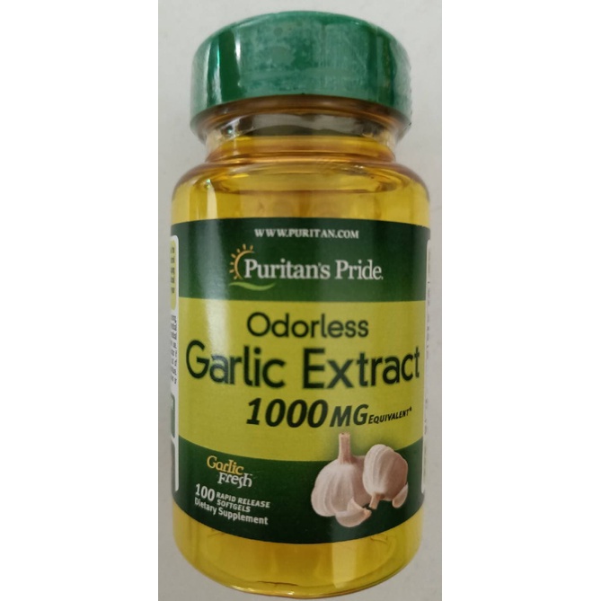 puritan-odorless-garlic-oil-1000-mg-100-softgels-สารสกัดจากน้ำมันกระเทียม-ชนิดไร้กลิ่น