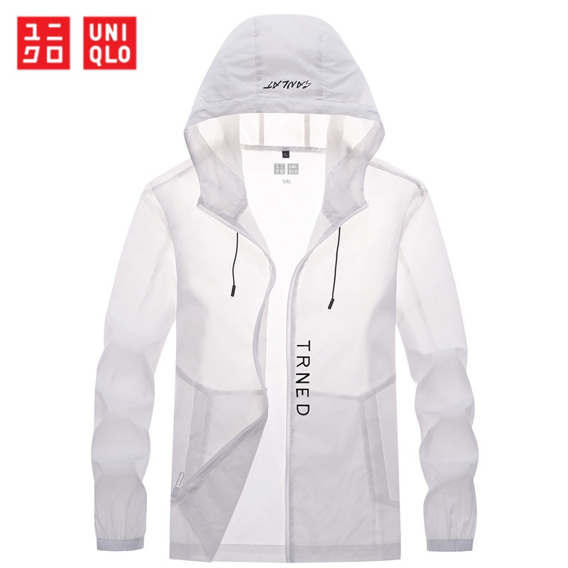 uniqlo-เสื้อแจ็กเก็ตกันลม-กันแดด-ระบายอากาศ-บางพิเศษ-แฟชั่นสําหรับผู้ชาย