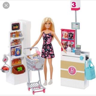 Barbie​ set supermarket shop set