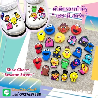 สินค้า JBCT elmo -❤️🍭🎯ตัวติดรองเท้ามีรู - เอลโม เซซามี 3 👠🌈Shoe Charm - Sesame Elmo 3 🎯🌈👠งานคุณภาพเริ่ด สะดุดตากว่าใคร