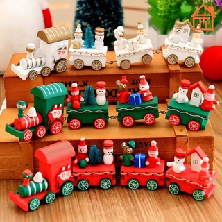 เครื่องประดับ รูปรถไฟคริสต์มาส 4 น็อต เหมาะกับของขวัญ สําหรับตกแต่งบ้าน และเด็ก