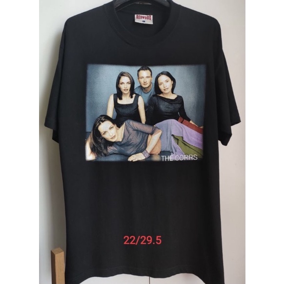 เสื้อยืดผ้าฝ้ายพิมพ์ลายขายดี-ultra-rare-the-corrs-สุดยอดวงจาก-ประเทศ-island-1999-s-tours