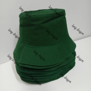 สินค้า #หมวกเนตร หมวก เนตร นารี ( เนื้อหนาสวย ) หมวก เนตรนารี  หมวกผ้า เขียว เท่า อากาศ # หมวก โทเร สามัญ สีเขียว พร้อมส่ง