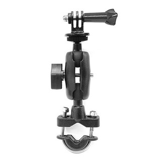 Motorcycle bracket 360 rotation handlebar U-shaped rearview mirror แบบสั้น for GoPro / DJI / Insta360 l Action Camera